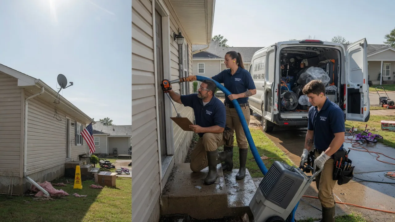 Ceiling Water Damage Restoration in Kiel, WI near me